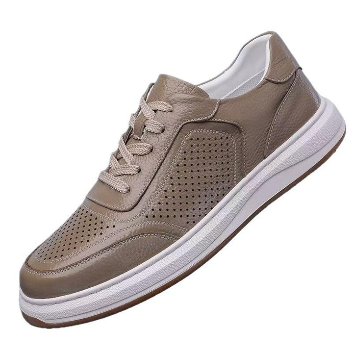 Herren Komfortable Leder Sneakers Echoarchiv