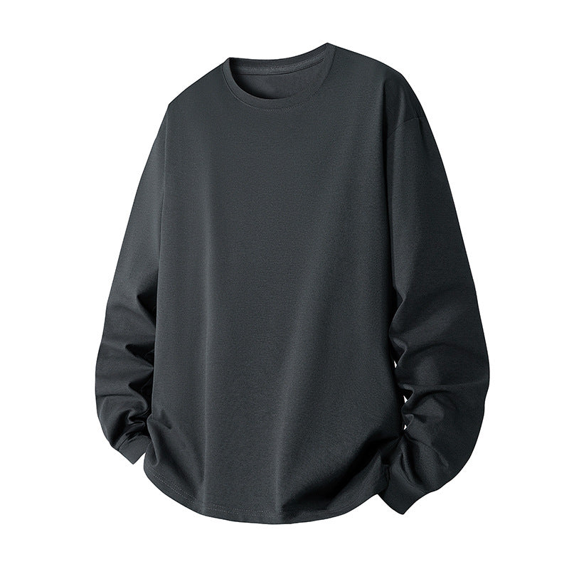 Herren Oversize-Sweatshirt aus Baumwollmix mit Rundhalsausschnitt und gerippten Bündchen Echo Archiv