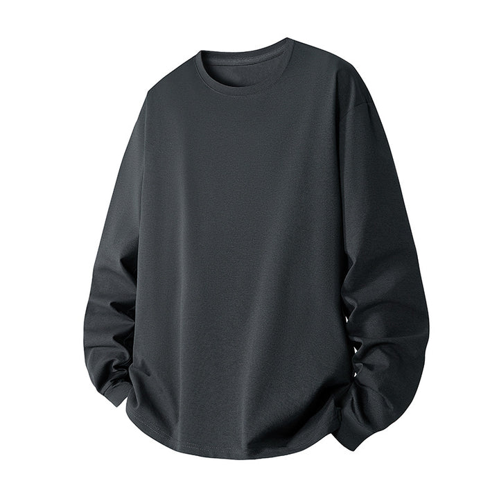 Herren Oversize-Sweatshirt aus Baumwollmix mit Rundhalsausschnitt und gerippten Bündchen Echo Archiv
