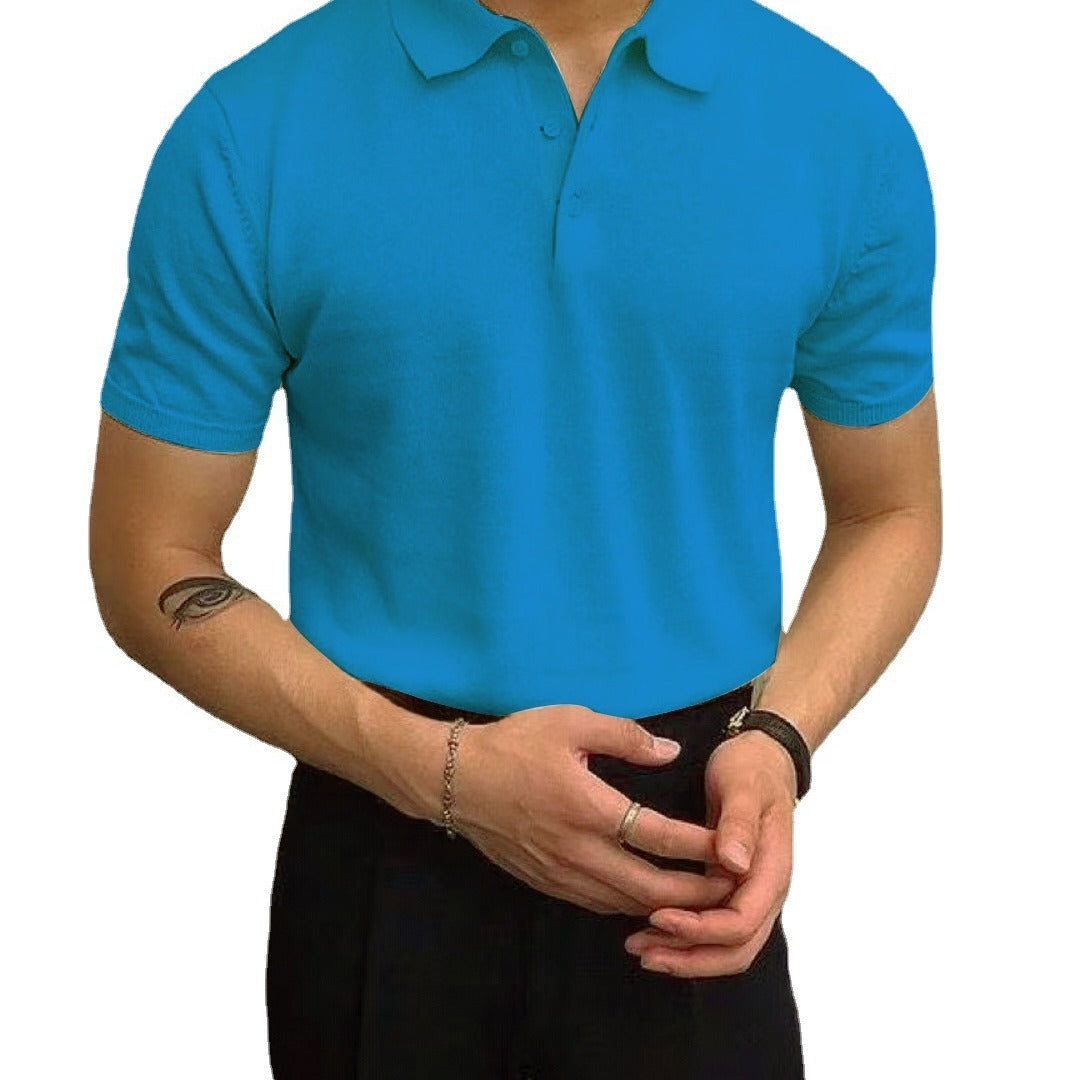 Herren Polo-Shirt aus atmungsaktiver Baumwolle mit elegantem Kragen Echoarchiv
