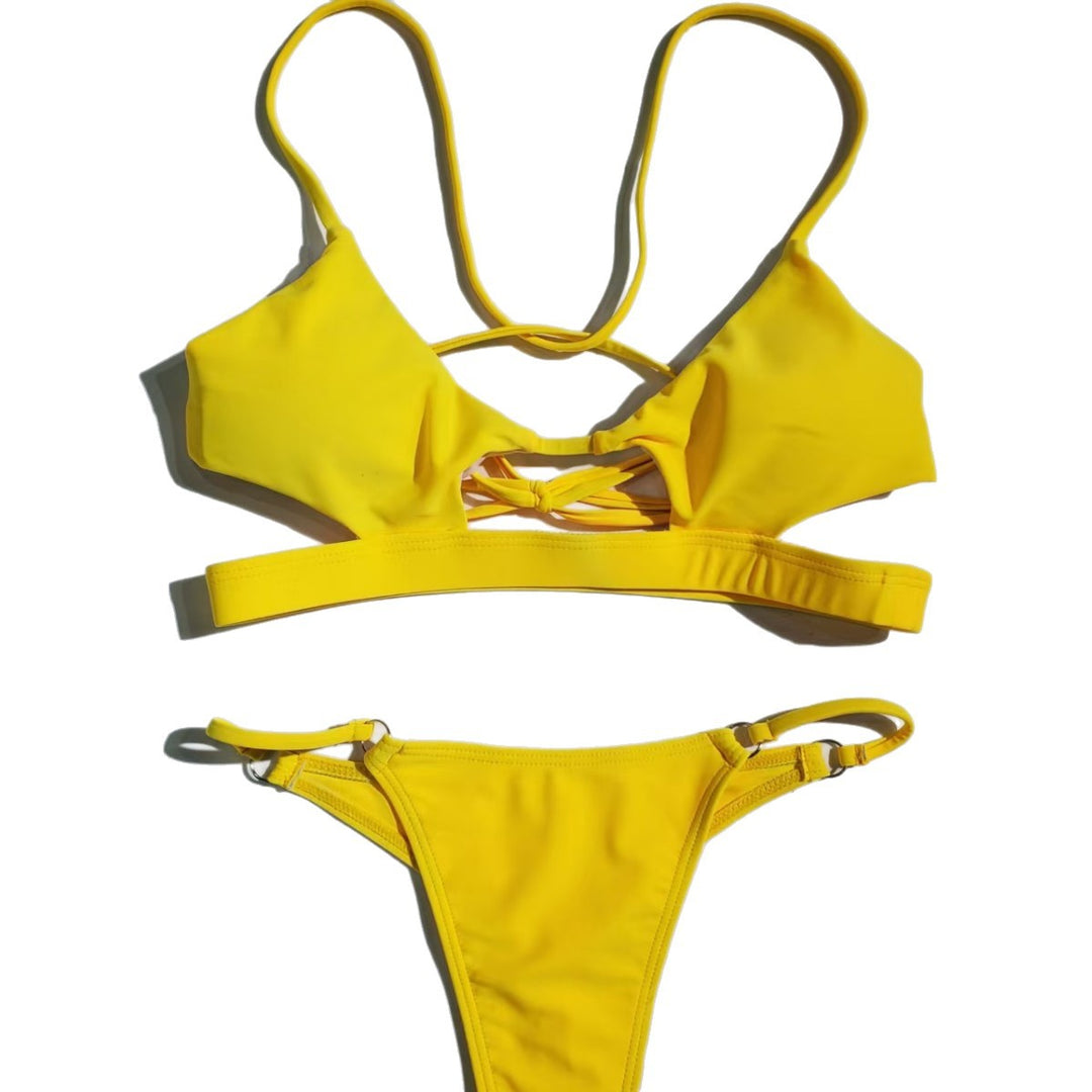 Damen Sportliches Bikini-Set mit Cut-Out-Details Echo Archiv