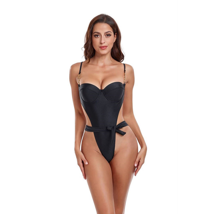 Damen Push-Up Badeanzug mit seitlichen Ausschnitten Echo Archiv