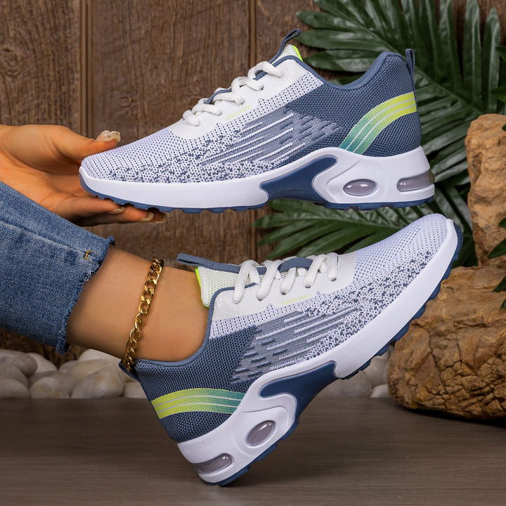 Herren nan leichter Strick-Performance-Sneaker mit sichtbarer Luftkammer-Dämpfung und flexibler Laufsohle Echo Archiv