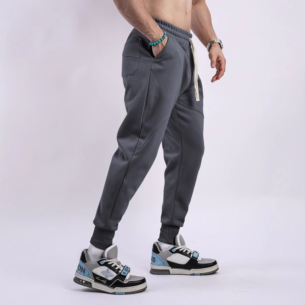 Herren Bequeme Jogginghose mit elastischem Bund und seitlichen Taschen Echoarchiv