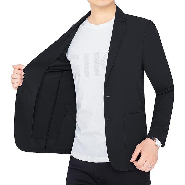 Herren Blazerjacke Slim Fit aus innovativem Echoarchiv-Gewebe