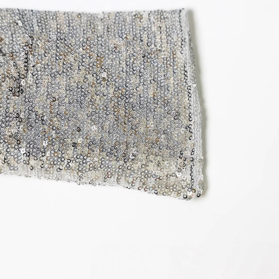 Damen Drapiertes Abendkleid mit weitem U‑Ausschnitt, Fledermausärmeln und Paillettenmini Echoarchiv