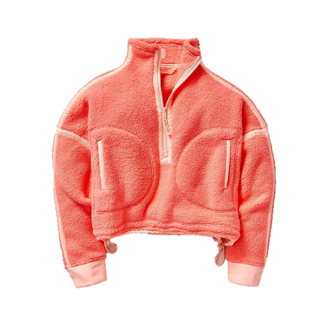 Damen Modischer Fleece-Pullover mit hohem Kragen – Mavelle