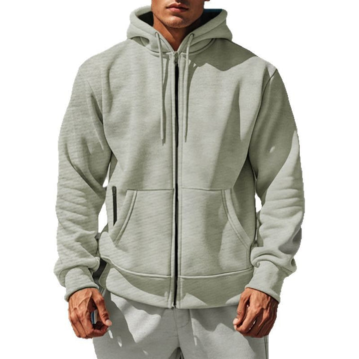 Herren Kapuzenjacke mit praktischen Reißverschlusstaschen und innovative Innenschicht Echoarchiv