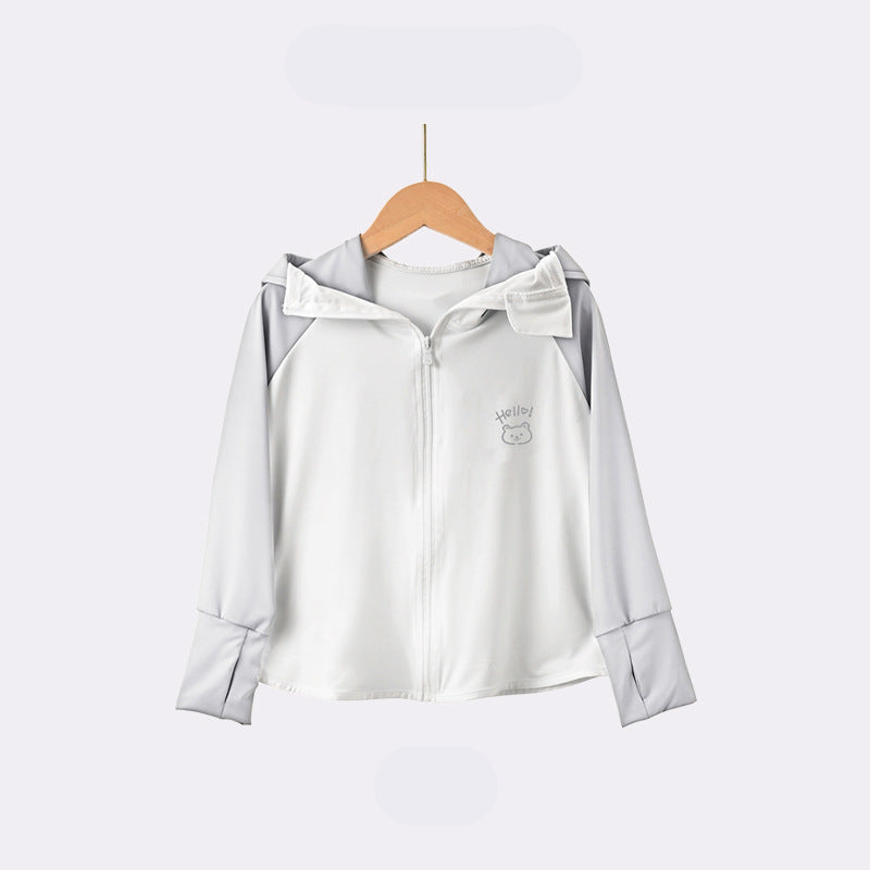 Kinder UV-Schutzjacke mit Kapuze und atmungsaktiven Eigenschaften Echo Archiv
