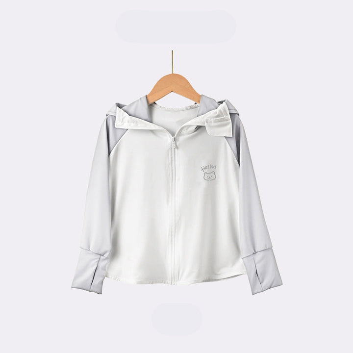Kinder UV-Schutzjacke mit Kapuze und atmungsaktiven Eigenschaften Echo Archiv