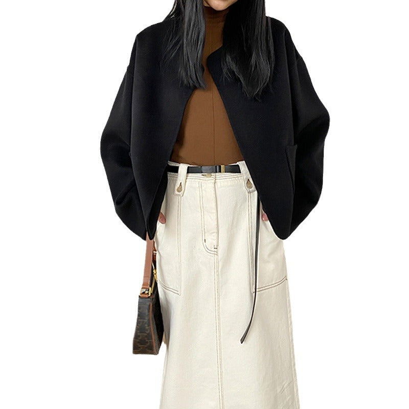 Damen Gemütliche und elegante Oversized-Jacke Echoarchiv