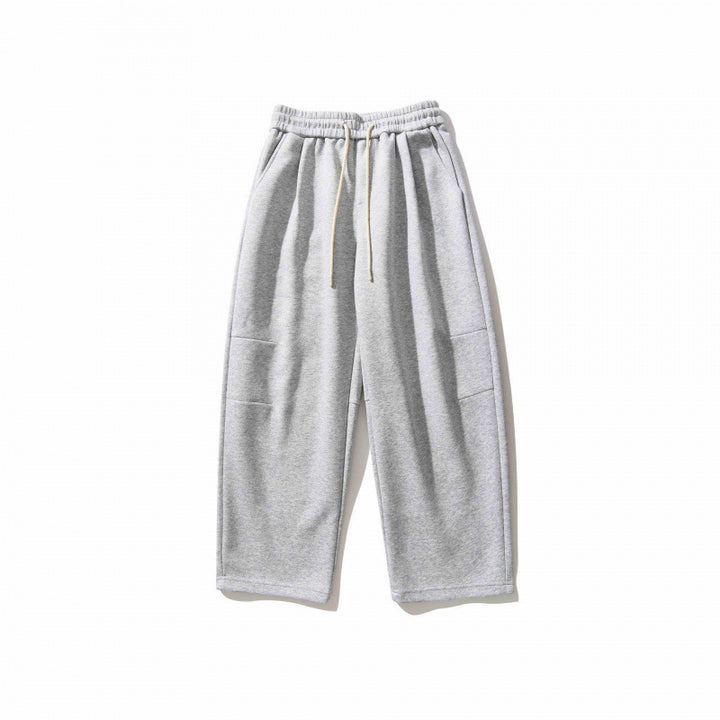 Unisex Weite Relaxed-Jogginghose aus French-Terry mit hohem Elastikbund und Kordelzug Echo Archiv