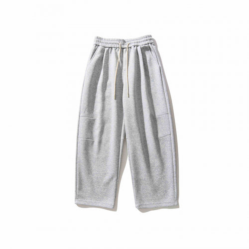 Unisex Weite Relaxed-Jogginghose aus French-Terry mit hohem Elastikbund und Kordelzug Echo Archiv