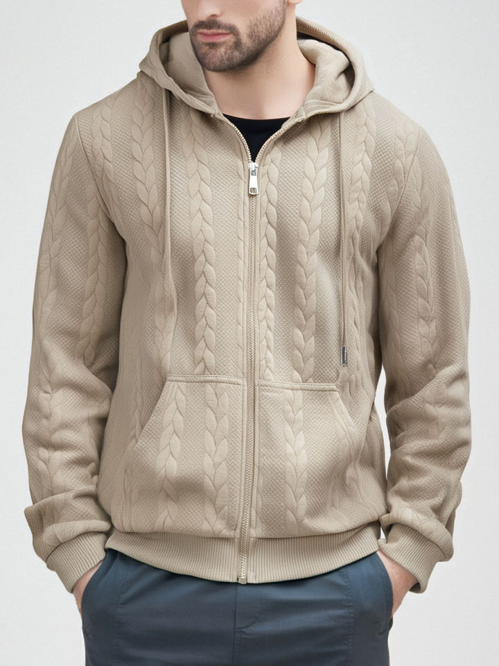 Herren Strickjacke mit Kapuze Echoarchiv