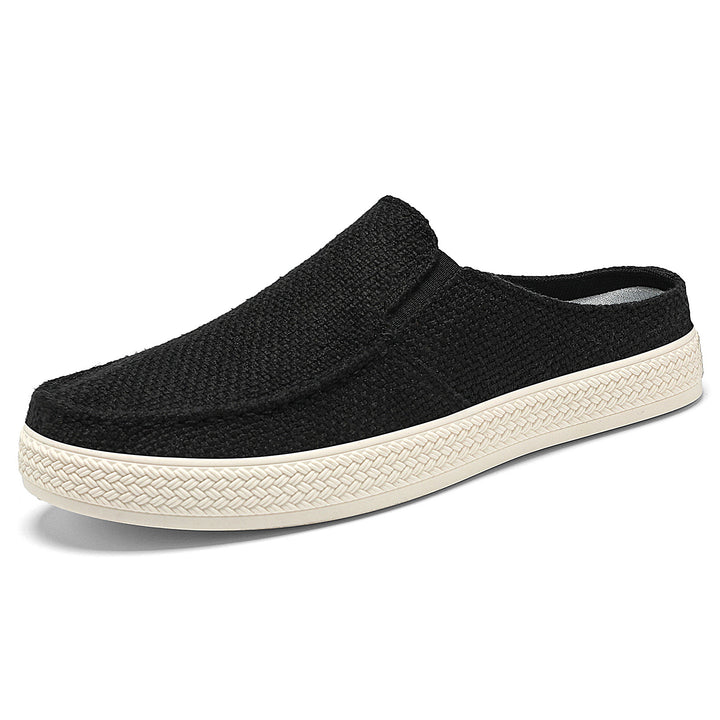Damen nan Slip-On Mule Sneaker mit gewebtem Textil-Obermaterial und profilierter Gummisohle Echo Archiv