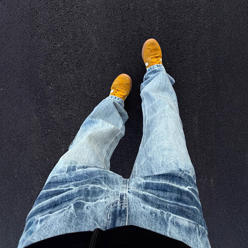 Herren Modische Cargo-Jeans mit Slim-Fit-Schnitt Echoarchiv