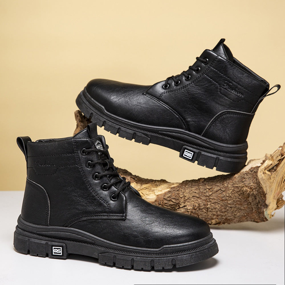 Herren Robuste und stilvolle Lederboots Echoarchiv