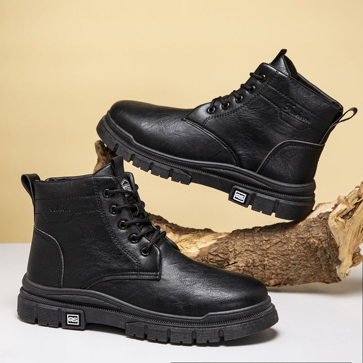 Herren Robuste und stilvolle Lederboots Echoarchiv