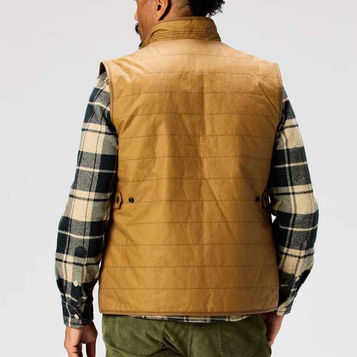 Herren gesteppte Weste mit modernem Schnitt und funktionalen Taschen Echoarchiv