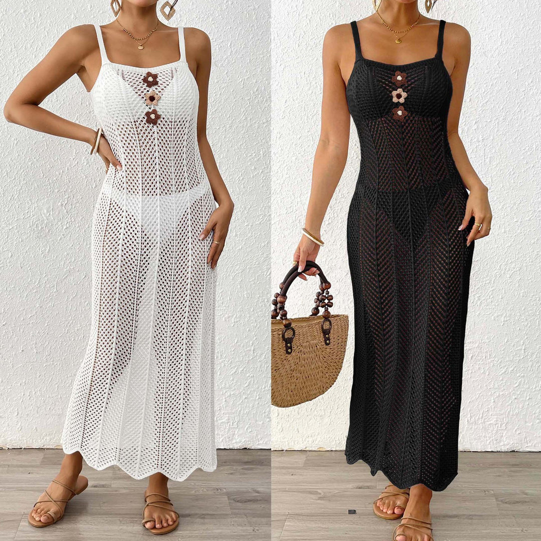 Damen transparenter Strandsarong mit elegantem Design Echo Archiv
