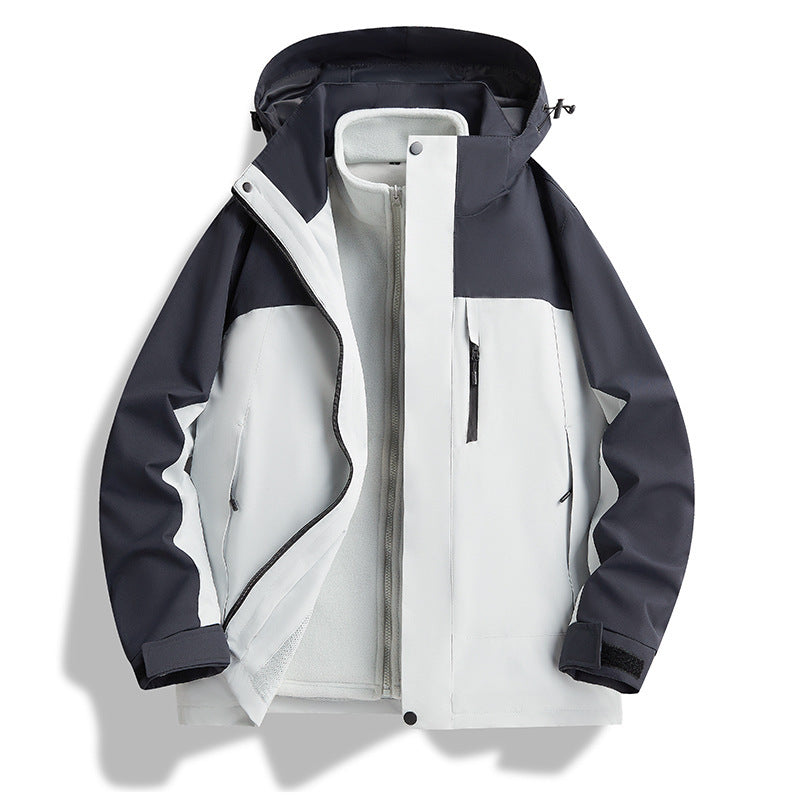 Herren Wasserfeste Funktionale Outdoor-Jacke Echo Archiv