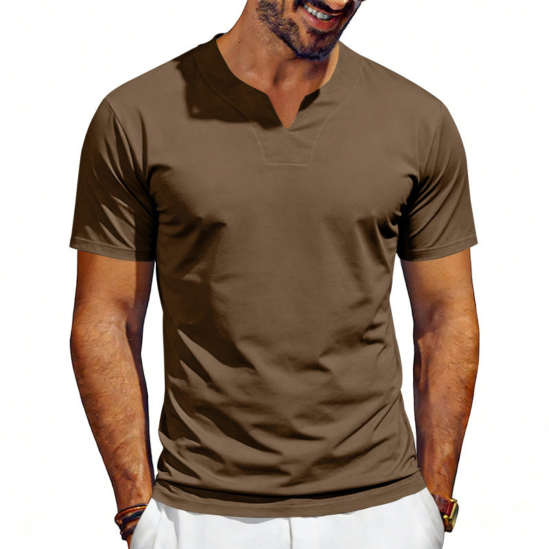 Herren nan V-Ausschnitt-Sportshirt mit ergonomischen Formnähten und elastischem Jersey Echo Archiv