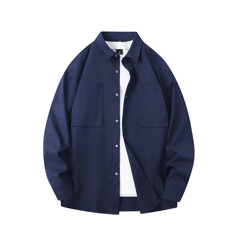 Herren Lässige Overshirt mit praktischen Brusttaschen Echoarchiv