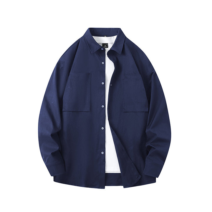 Herren Lässige Overshirt mit praktischen Brusttaschen Echoarchiv