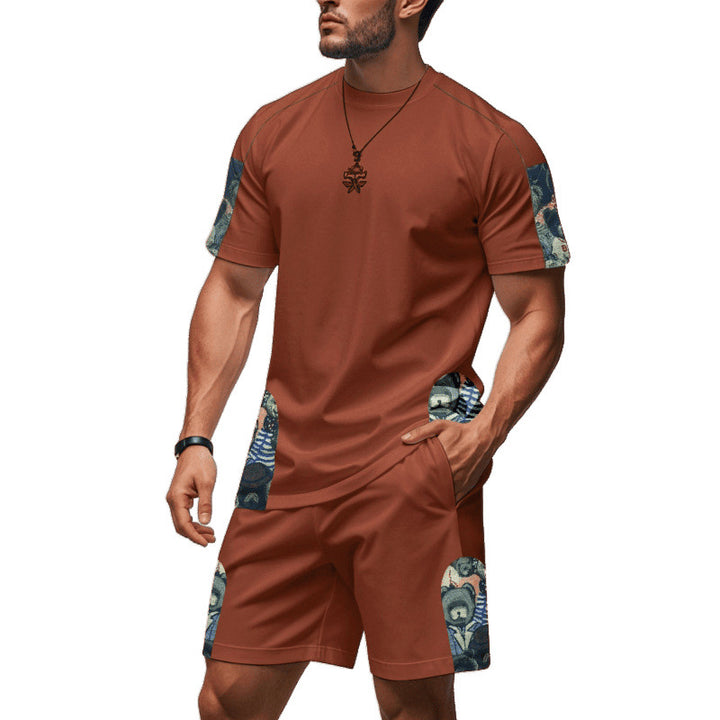 Herren Grafikdruck Lounge Set Echoarchiv