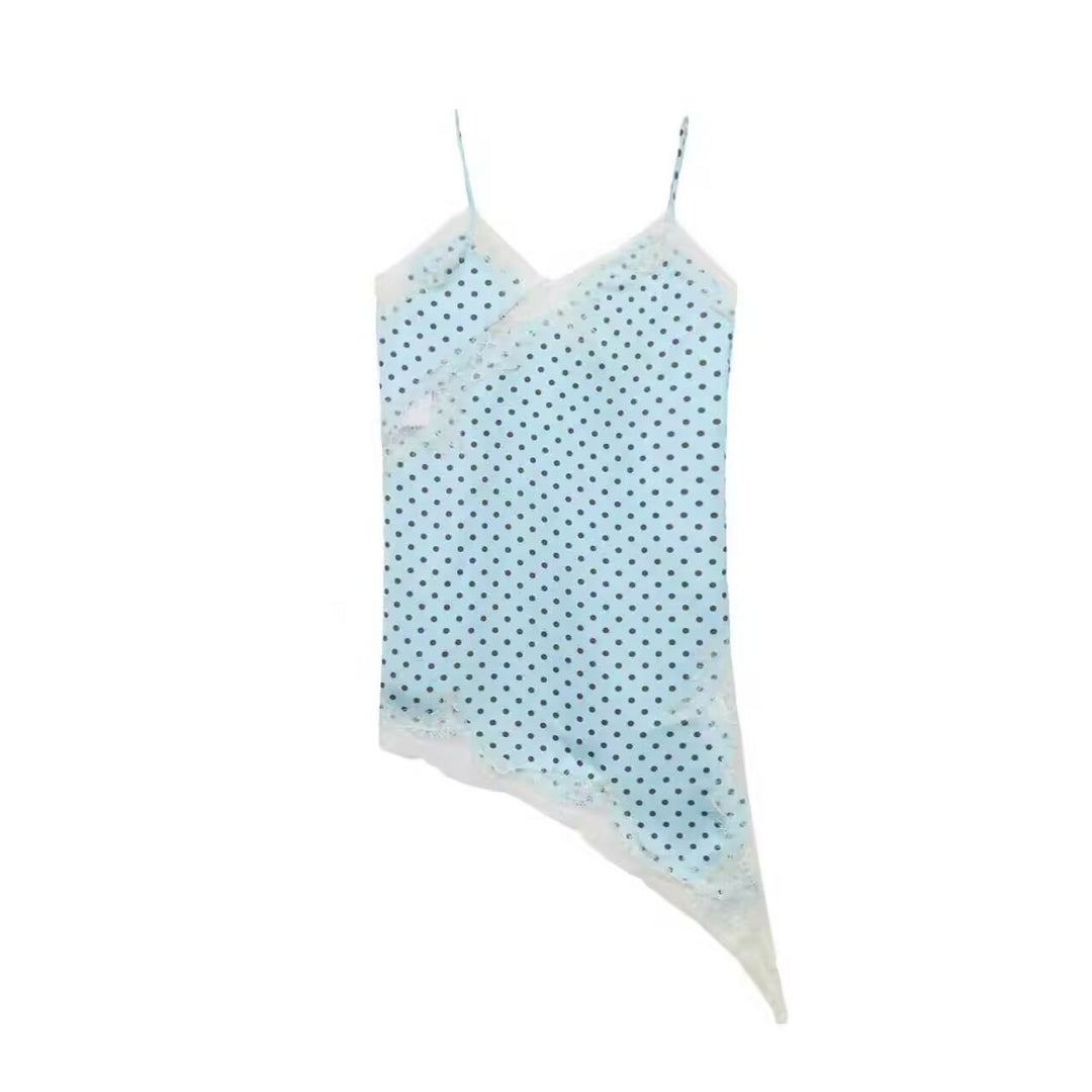 Damen asymmetrisches Spaghetti-Top Echo Archiv