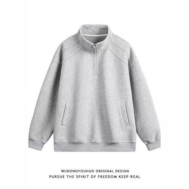 Damen Sportlicher Pullover mit Stehkragen Echoarchiv
