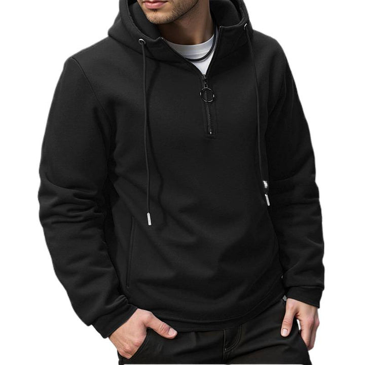 Herren Kapuzenpullover mit modernem Reißverschluss und weichem Innenfutter Echoarchiv