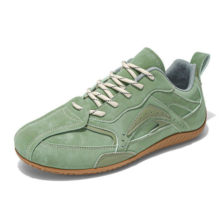 Unisex leichte Wildlederoptik Sneaker mit gepolstertem Komfortfußbett und griffiger Gumsohle – Norré