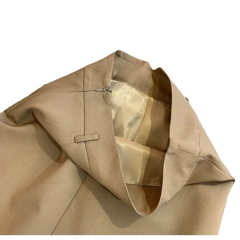 Damen Eleganter Midirock mit praktischen Taschen Echoarchiv