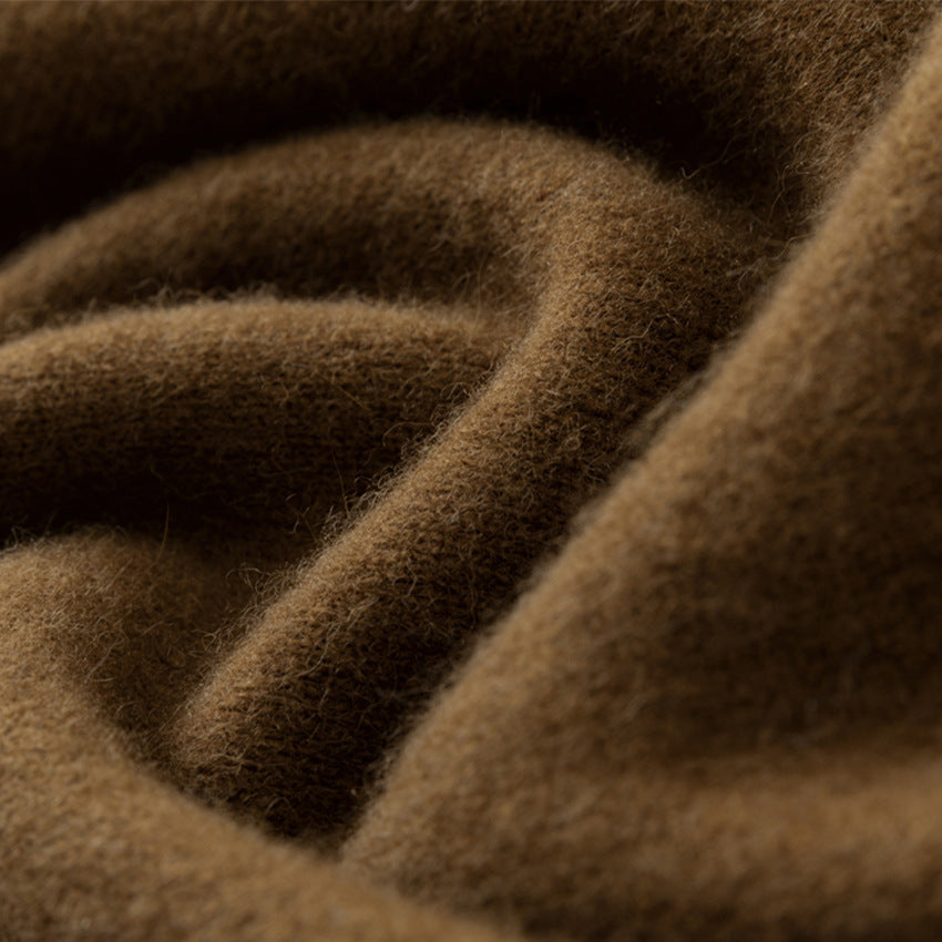 Damen Feinstrick Rollkragenpullover aus Kaschmirmischung leicht oversized Echoarchiv