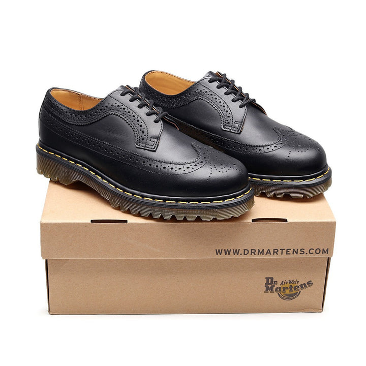 Herren klassische Brogue Derby Schnürschuhe mit gepolsterter Luftsohle Echo Archiv