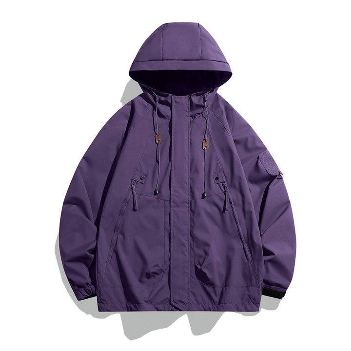 Herren vielseitige Outdoorjacke mit verstellbarer Taille und großen Taschen Echoarchiv