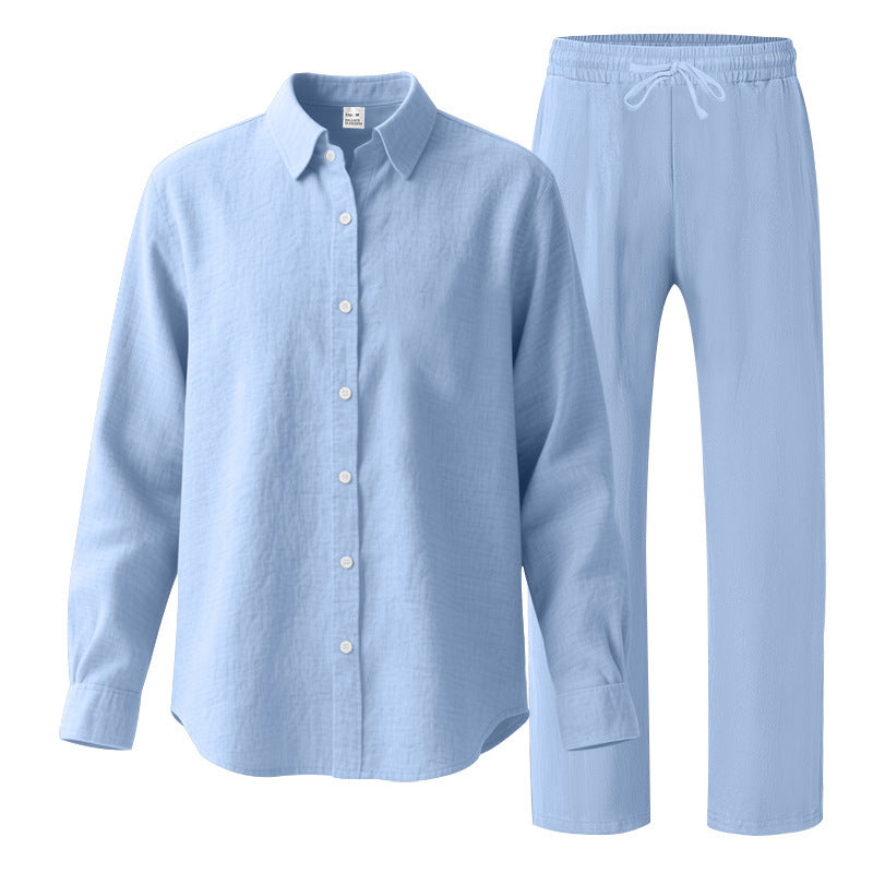 Herren Casual Freizeitanzug mit Oberteil und elastischer Hose Echoarchiv