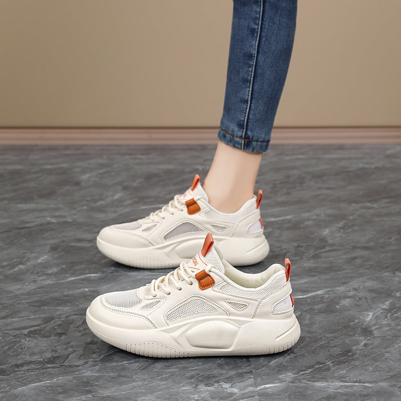 Damen sportive Plateausneaker mit luftdurchlässigem Netzgewebe und dämpfender ergonomischer Sohle Echo Archiv