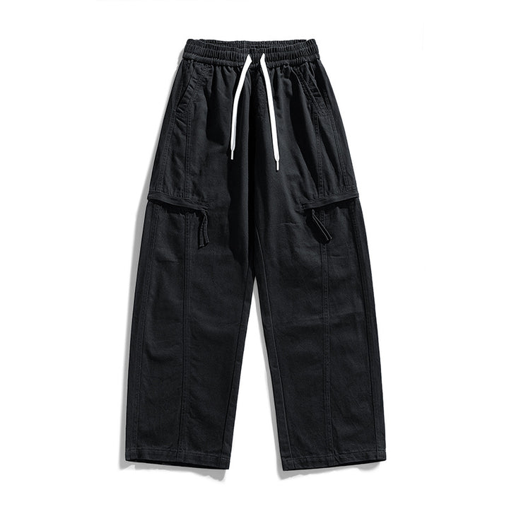 Herren Weite Cargo-Jogginghose im Baggy‑Schnitt mit Kordelbund & Mehrfachtaschen Echoarchiv