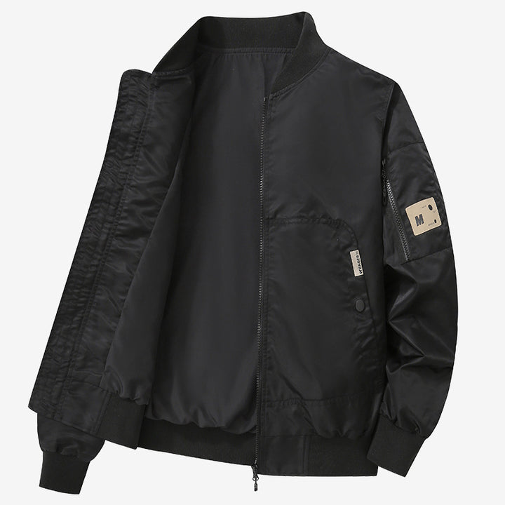 Herren modische und vielseitige Bomberjacke mit praktischen Taschen Echoarchiv