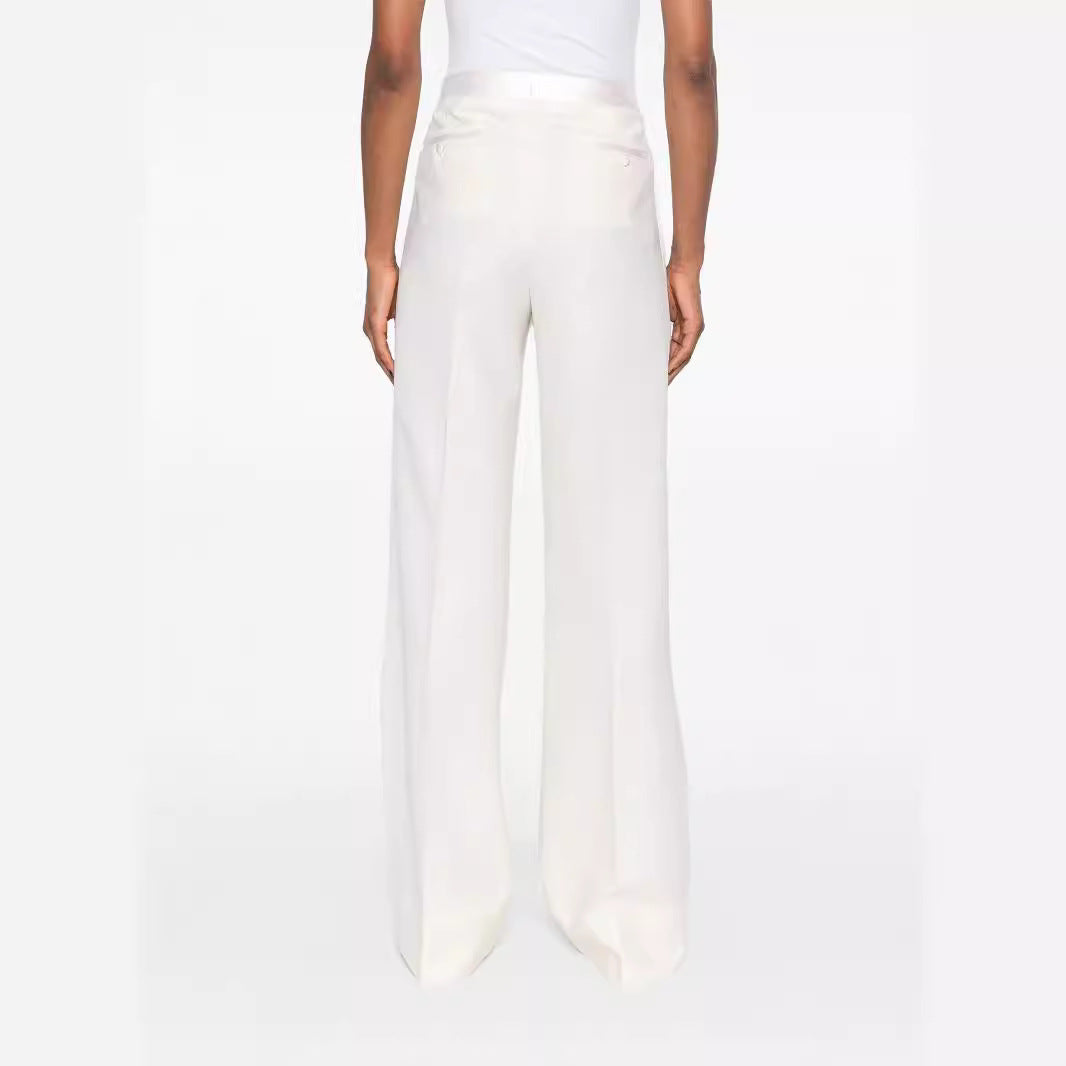 Damen Palazzo‑Hose mit hoher Taille und weitem Beinschnitt Echoarchiv