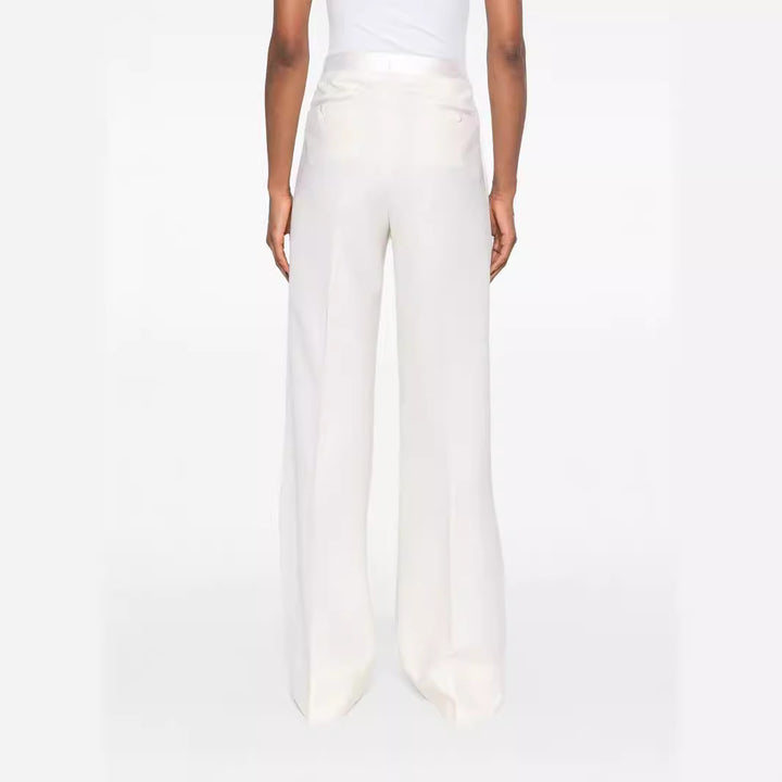 Damen Palazzo‑Hose mit hoher Taille und weitem Beinschnitt Echoarchiv