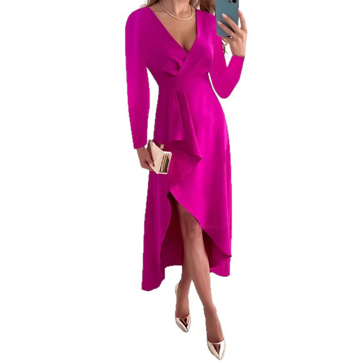 Damen Elegantes Wickelkleid Echo Archiv