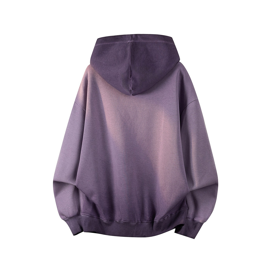 Unisex Oversize Kapuzenpullover mit handschriftlichem Grafik-Print, Kängurutasche & geripptem Saum Echoarchiv