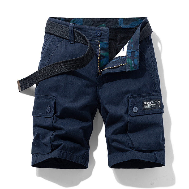 Herren Komfortable Cargoshorts mit mehreren praktischen Taschen und stabiler Gürtelschlaufe Echoarchiv