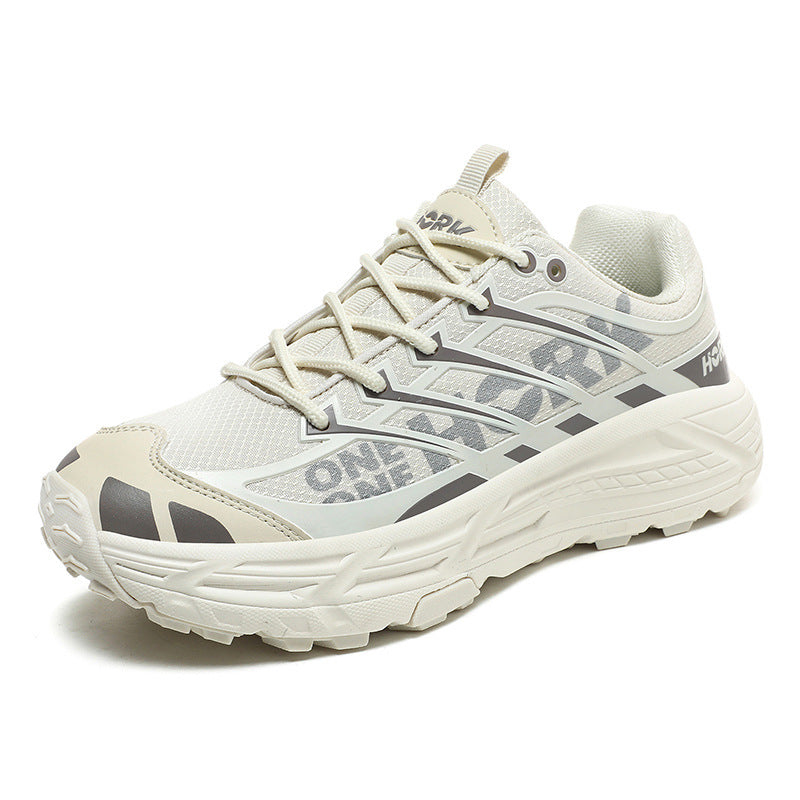 Herren technische Trailrunning-Sneaker mit stoßdämpfender Hohlkern-Zwischensohle verstärkter Zehenkappe und griffiger Offroad-Profilsohle – Tavélo