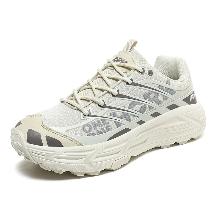 Herren technische Trailrunning-Sneaker mit stoßdämpfender Hohlkern-Zwischensohle verstärkter Zehenkappe und griffiger Offroad-Profilsohle – Tavélo