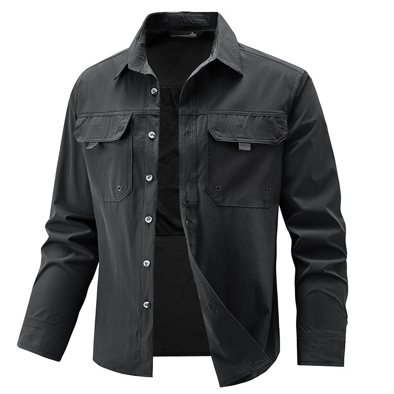 Herren Praktische Outdoor-Hemdjacke Echo Archiv