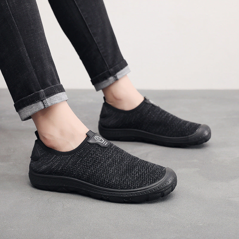 Damen atmungsaktive Slip-On Sneakers mit elastischem Einsatz Echo Archiv